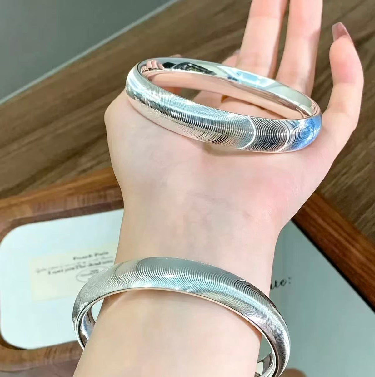sterling silver cat eye bracelet supports customization