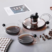 Load image into Gallery viewer, Kitchen glass teapot set 600ml