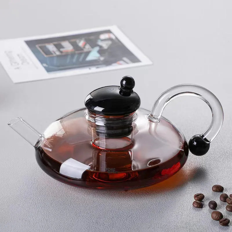 Kitchen glass teapot set 600ml