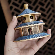 Load image into Gallery viewer, Pure copper tower incense burner