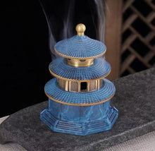 Load image into Gallery viewer, Pure copper tower incense burner