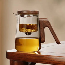 Görseli Galeri görüntüleyiciye yükleyin, New elegant cup, tea pot, tea water separation, all glass filtration for brewing tea