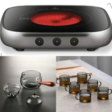 Görseli Galeri görüntüleyiciye yükleyin, 220V electric countertop single burner, 1300W stove, Electric Coffee Cup Warmer for Desk, Smart Coffee Mug Heater Warmer for Home Office, Warming Plate for Tea Milk &amp; Candle