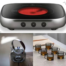 Görseli Galeri görüntüleyiciye yükleyin, 220V electric countertop single burner, 1300W stove, Electric Coffee Cup Warmer for Desk, Smart Coffee Mug Heater Warmer for Home Office, Warming Plate for Tea Milk &amp; Candle