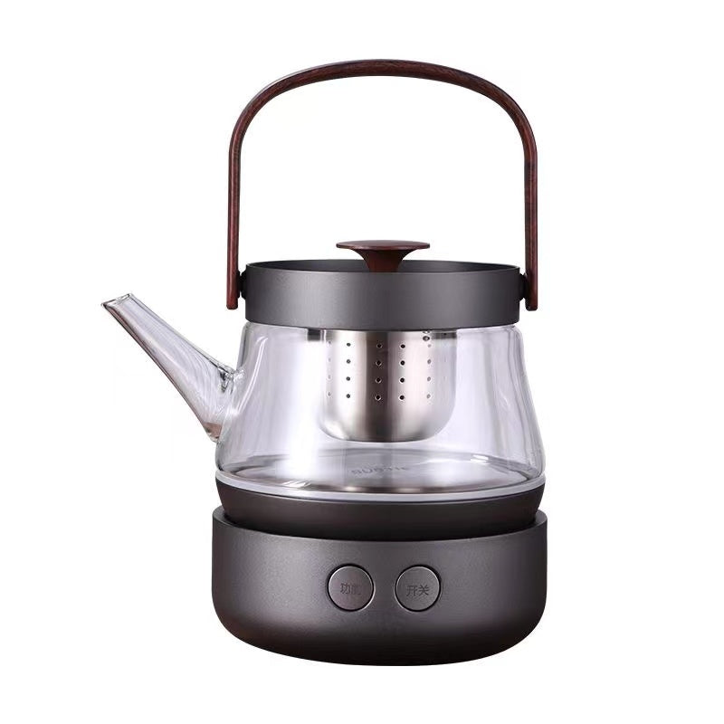 Boiling kettle glass tea maker, lifting beam tea set, electric tea stove cooking integrated machine