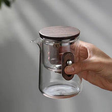 Görseli Galeri görüntüleyiciye yükleyin, Full glass inner liner, elegant cup, tea pot, small capacity tea cup, travel tea set
