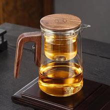 Görseli Galeri görüntüleyiciye yükleyin, Household floating cup glass high-temperature magnetic suction filtration tea water separation