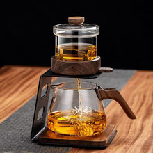 Load image into Gallery viewer, Intelligent automatic lazy tea maker tea set with magnetic suction and one click tea separation, elegant cup