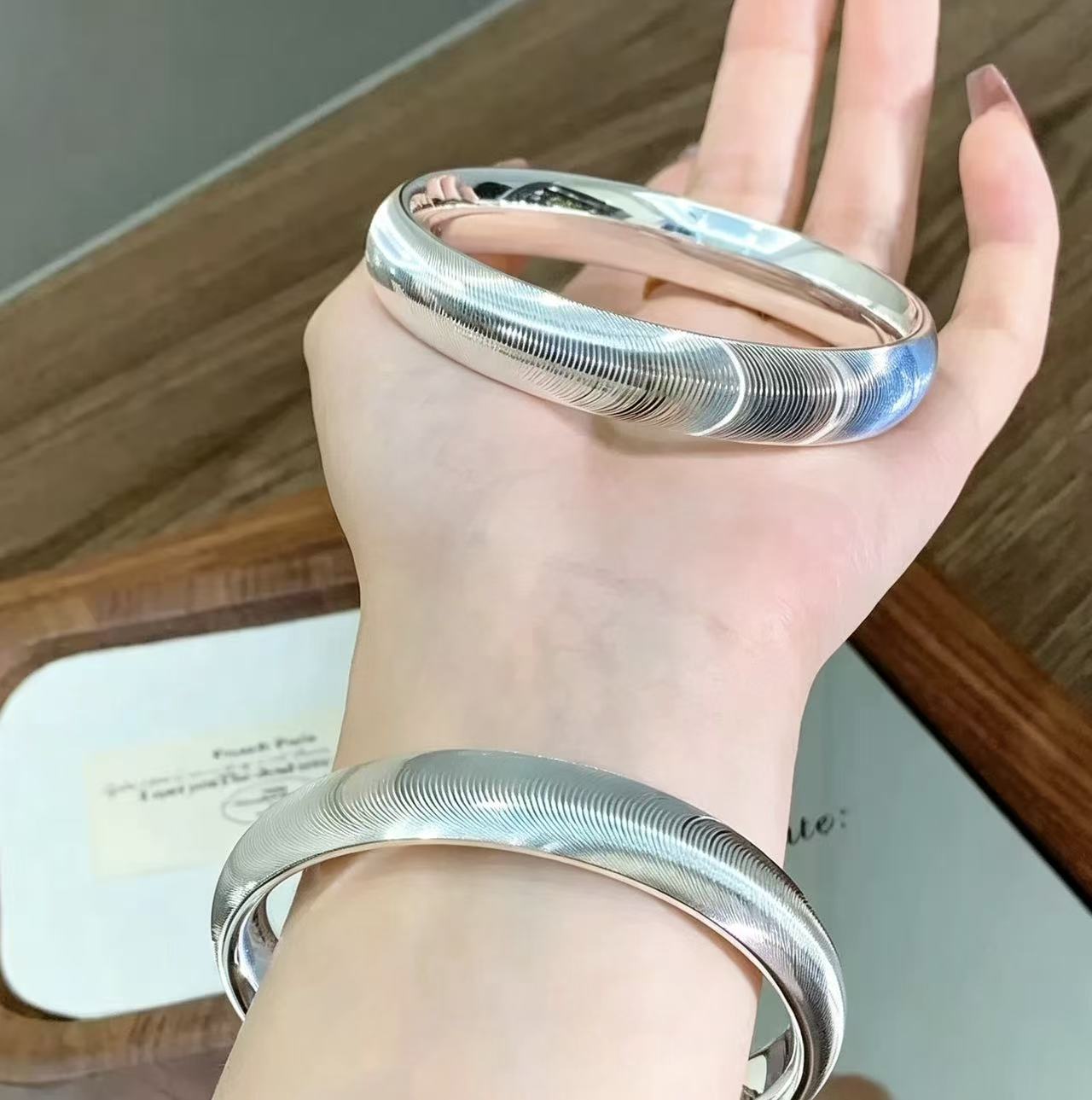 sterling silver cat eye bracelet supports customization