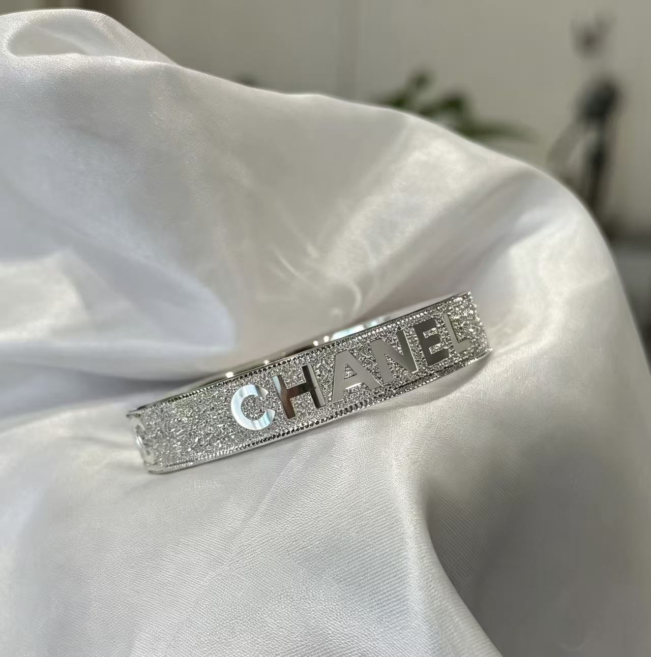 sterling silver cat eye bracelet supports customized name and pattern
