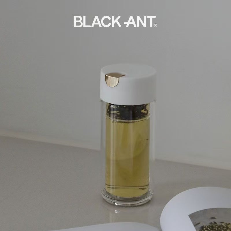 Tea water separation double-layer high borosilicate glass cup