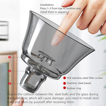 Load image into Gallery viewer, Lazy Kungfu Drip TeaPot, Heat Resistant Tea Set, Semi-Automatic Glass Teapot Suit for Magnetic Water Flow Wooden Glass Teapot Set