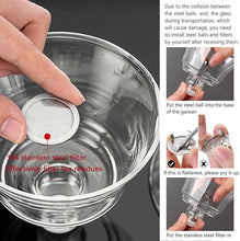 Load image into Gallery viewer, Lazy Kungfu Drip TeaPot, Heat Resistant Tea Set, Semi-Automatic Glass Teapot Suit for Magnetic Water Flow Wooden Glass Teapot Set
