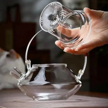 Görseli Galeri görüntüleyiciye yükleyin, Electromagnetic circuit dedicated high-temperature resistant thickened lifting beam steaming and boiling tea pot with a large capacity of 1000ml