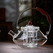 Görseli Galeri görüntüleyiciye yükleyin, Electromagnetic circuit dedicated high-temperature resistant thickened lifting beam steaming and boiling tea pot with a large capacity of 1000ml