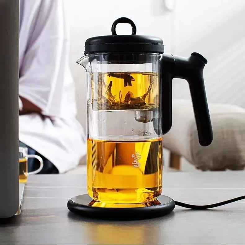 Glass induction teapot, lazy teapot