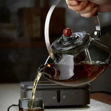 Görseli Galeri görüntüleyiciye yükleyin, Electromagnetic circuit dedicated high-temperature resistant thickened lifting beam steaming and boiling tea pot with a large capacity of 1000ml