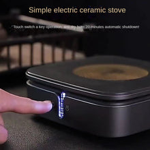 Load image into Gallery viewer, 220V electric countertop single burner, 1500W stove, Electric Coffee Cup Warmer for Desk, Smart Coffee Mug Heater Warmer for Home Office, Warming Plate for Tea Milk &amp; Candle