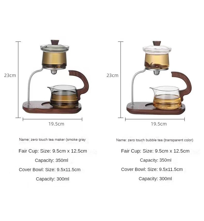 Semi automatic tea set, magnetic suction integrated tea maker